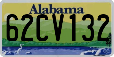 AL license plate 62CV132