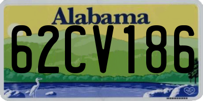 AL license plate 62CV186