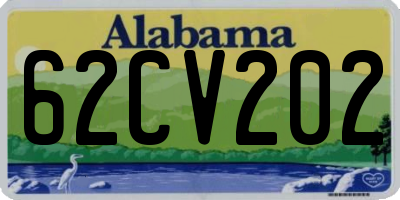 AL license plate 62CV202