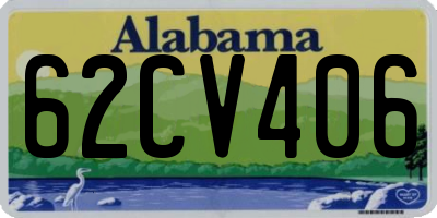AL license plate 62CV406
