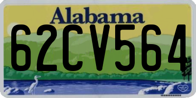 AL license plate 62CV564