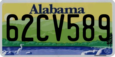 AL license plate 62CV589
