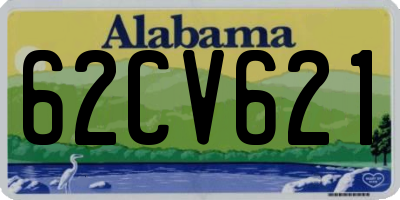 AL license plate 62CV621