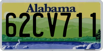 AL license plate 62CV711