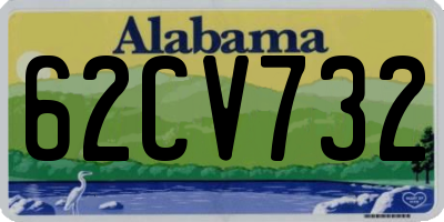 AL license plate 62CV732