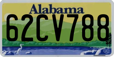 AL license plate 62CV788