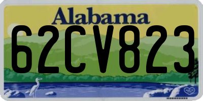 AL license plate 62CV823