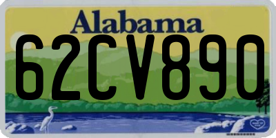 AL license plate 62CV890