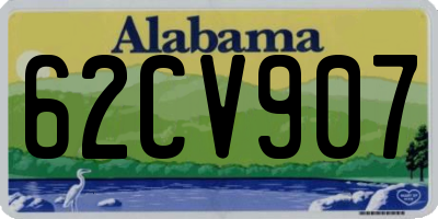 AL license plate 62CV907