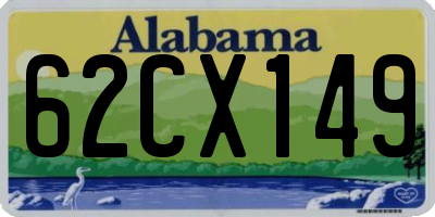 AL license plate 62CX149