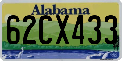 AL license plate 62CX433