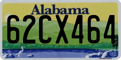 AL license plate 62CX464