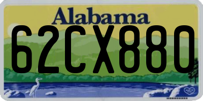 AL license plate 62CX880