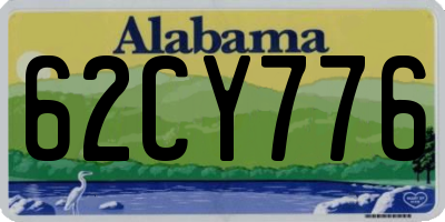 AL license plate 62CY776