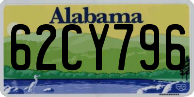 AL license plate 62CY796