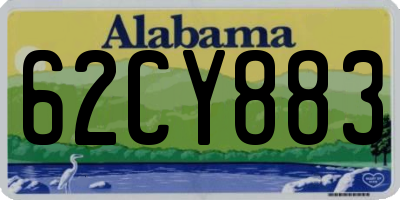 AL license plate 62CY883