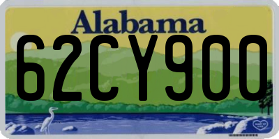 AL license plate 62CY900