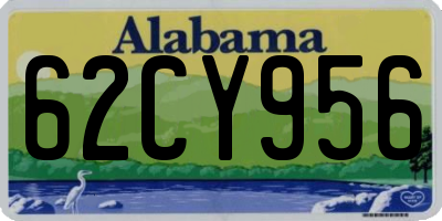 AL license plate 62CY956
