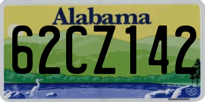 AL license plate 62CZ142