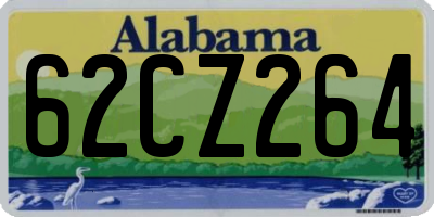 AL license plate 62CZ264