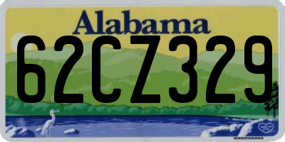 AL license plate 62CZ329