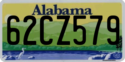 AL license plate 62CZ579