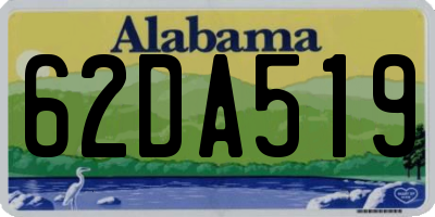 AL license plate 62DA519