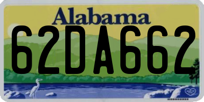 AL license plate 62DA662