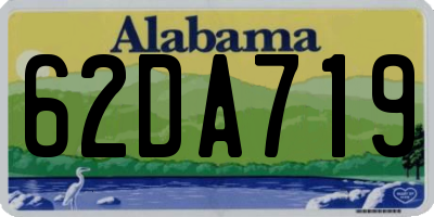 AL license plate 62DA719