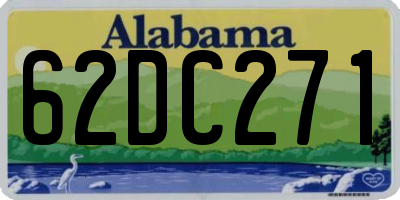 AL license plate 62DC271