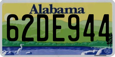 AL license plate 62DE944