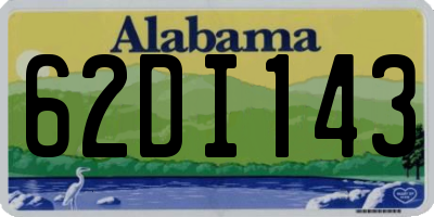 AL license plate 62DI143