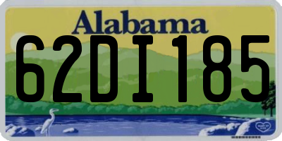 AL license plate 62DI185