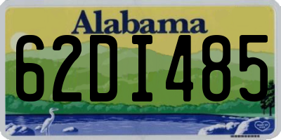 AL license plate 62DI485