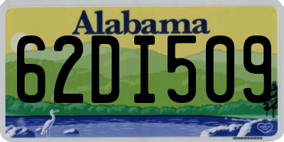AL license plate 62DI509