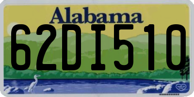 AL license plate 62DI510