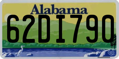 AL license plate 62DI790