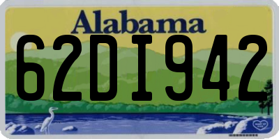 AL license plate 62DI942