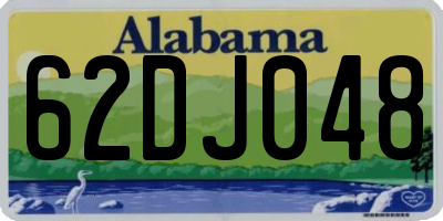 AL license plate 62DJ048