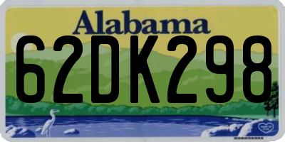 AL license plate 62DK298