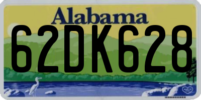 AL license plate 62DK628