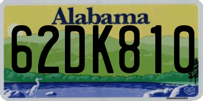 AL license plate 62DK810
