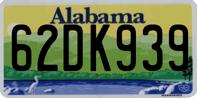 AL license plate 62DK939
