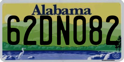 AL license plate 62DN082