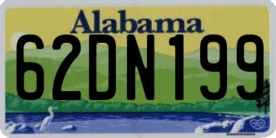 AL license plate 62DN199