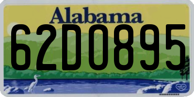 AL license plate 62DO895