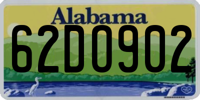 AL license plate 62DO902