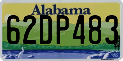 AL license plate 62DP483