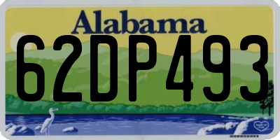 AL license plate 62DP493