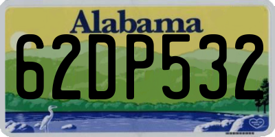AL license plate 62DP532